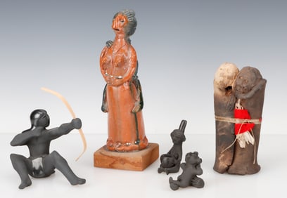 Group Of 5 Modern Ceramic Artworks