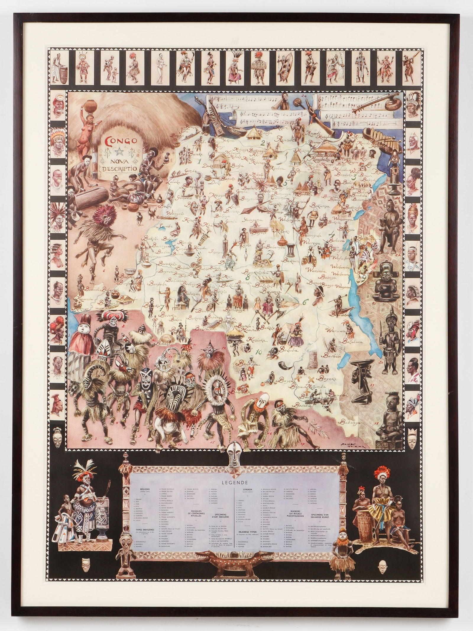 James Thiriar (1889-1965) "Congo / Tabula Historica" (1 of 7)