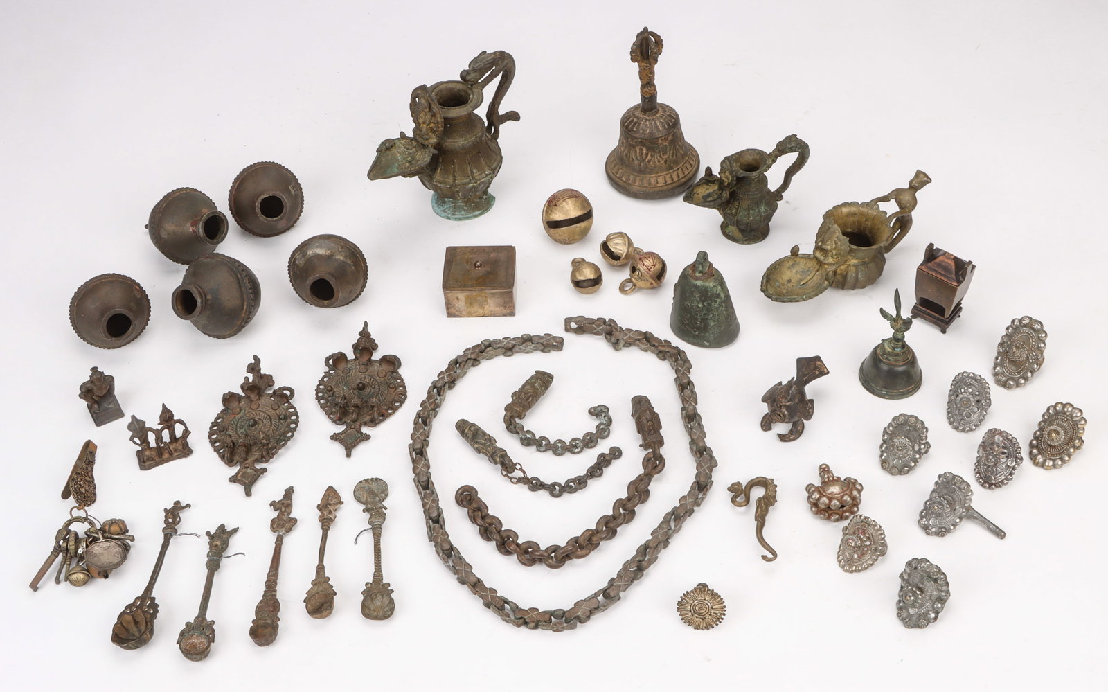 Collector's Lot of 43 Southeast Asian Metalwares (1 of 9)
