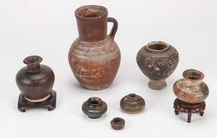 Ethnographic Pottery Collector's Lot, 7 Pieces