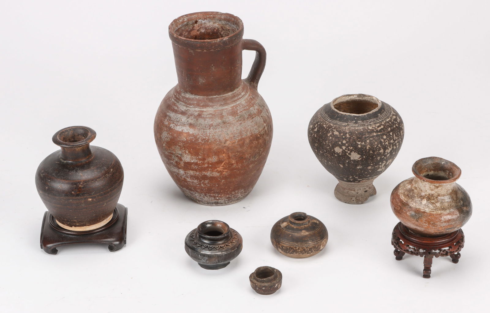 Ethnographic Pottery Collector's Lot, 7 Pieces (1 of 6)