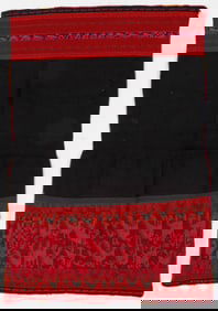 Very Fine Jalq'a Quechua Woman's Overskirt Aksu, Potolo Region, Dept. of Potosi, Mid-20th C.