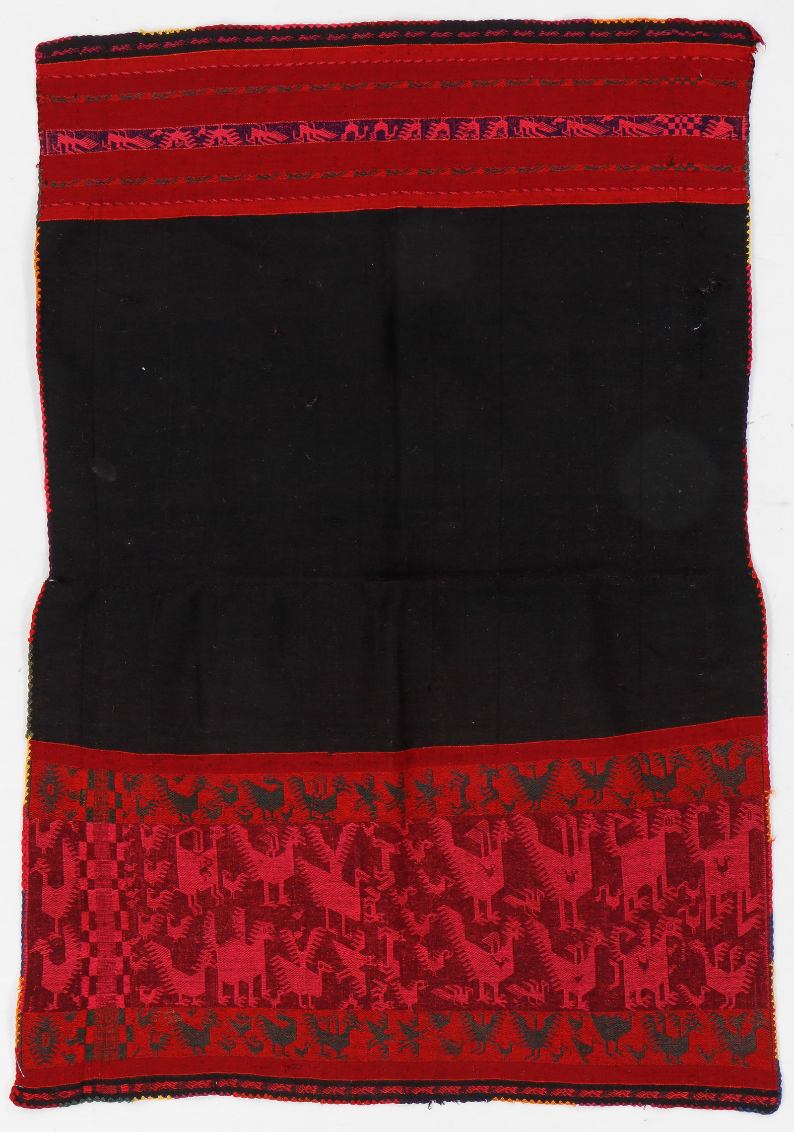 Very Fine Jalq'a Quechua Woman's Overskirt Aksu, Potolo Region, Dept. of Potosi, Mid-20th C. (1 of 4)