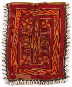 Banjara Silk Chain Stitch Headdress Panel, Karnakata