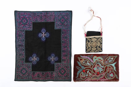 Three Chinese Hill Tribe Textiles
