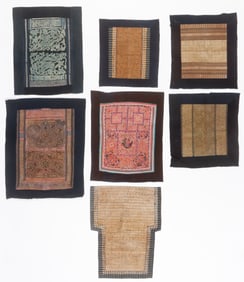 7 Chinese Minority Baby Carrier Textiles