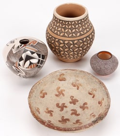 4 Pieces of Pueblo Pottery