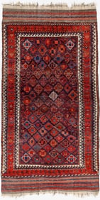 Baluch Rug, West Afghanistan, Ca. 1875, 3'9'' x 7'2''