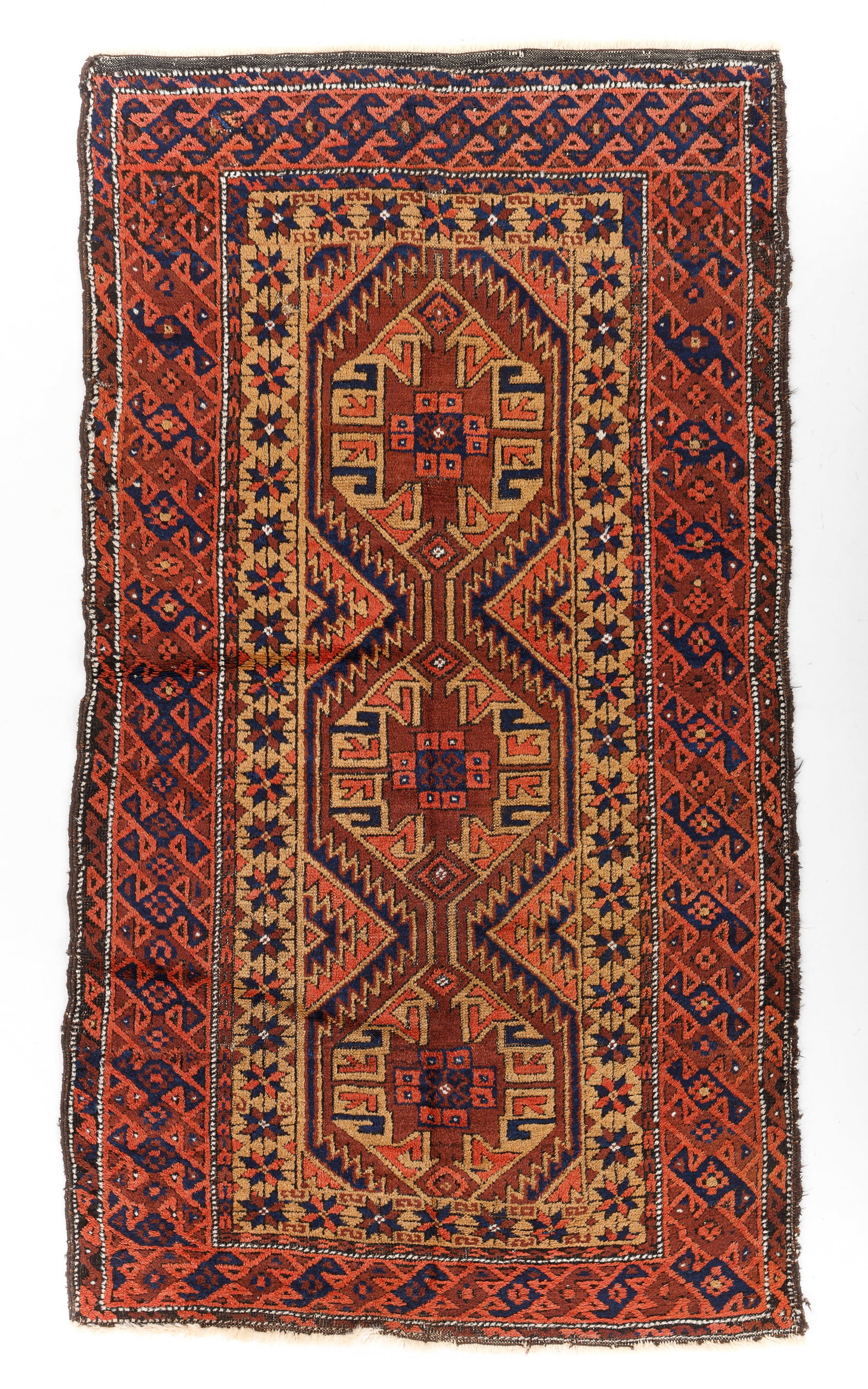 Baluch Rug, Farah Area, Western Afghanistan, Ca. 1875, 2'8'' x 4'11'' (1 of 4)