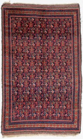 Arab Baluch Rug, Ferdows Area, South Khorasan, Ca. 1875, 3'9'' x 6'3''