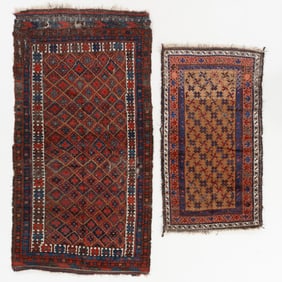 2 Arab Baluch Rugs, Ferdows, South Khorasan, 19th C.