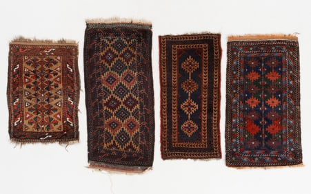 4 Baluch Balisht Rugs, Persia/Afghanistan, Late 19th C.