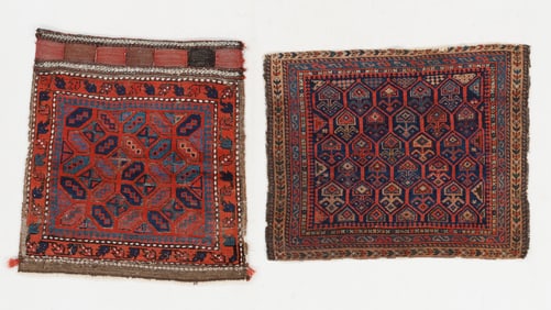 2 Baluch Khorjin/Bag Faces, Persia/Afghanistan, 19th C.