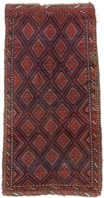 Large Baluch Rug, Persia/Afghanistan, Ca. 1900, 4'0'' x 8'0''