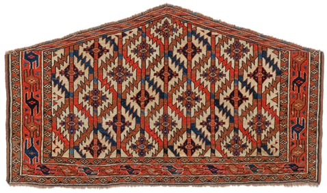 Yomud Asmalyk, Turkmenistan, Ca. 1875, 3'8'' x 2'2''