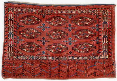 Yomud Chuval, Turkmenistan, Ca. 1875, 3'11'' x 2'8''