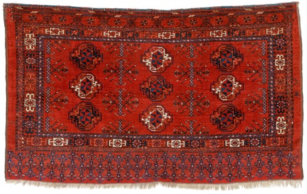 Ersari or Kizil Ayak Chuval, Turkmenistan, Mid 19th C., 5'8'' x 3'4''