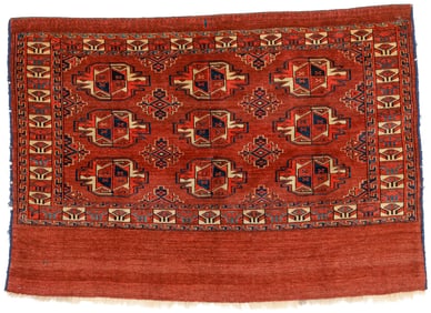 Yomud Chuval, Turkmenistan, Ca. 1875, 3'8'' x 2'8''