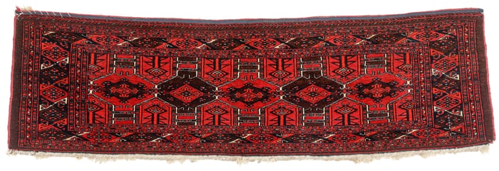 Saryk Torba, Turkmenistan, Early 20th C., 4'8'' x 1'4''