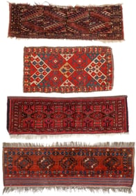 Group of 4 Turkmen/Central Asian Trappings,  19th/Early 20th C.