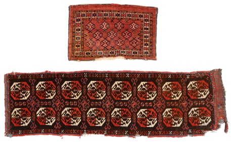 Karakalpak Karshin & Yomud Kap, Central Asia, Late 19th C.