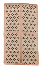 Geometric Door Rug, Tibet, Early 20th C., 2'10'' x 5'0''
