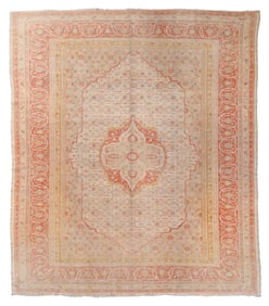 Oushak Rug, Turkey, Ca. 1900, 11'5'' x 13'2''