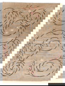 Emogli Meshed Art Deco Rug, Persia, Early/Mid 20th C., 8'1'' x 10'9''