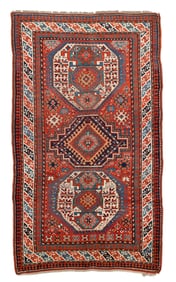 Kazak Rug, Caucasus, Ca. 1875, 4'9'' x 8'2''