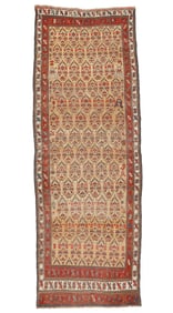 Northwest Persian Hall Rug, Late 19th C., Size: 3'3'' x 9'8''