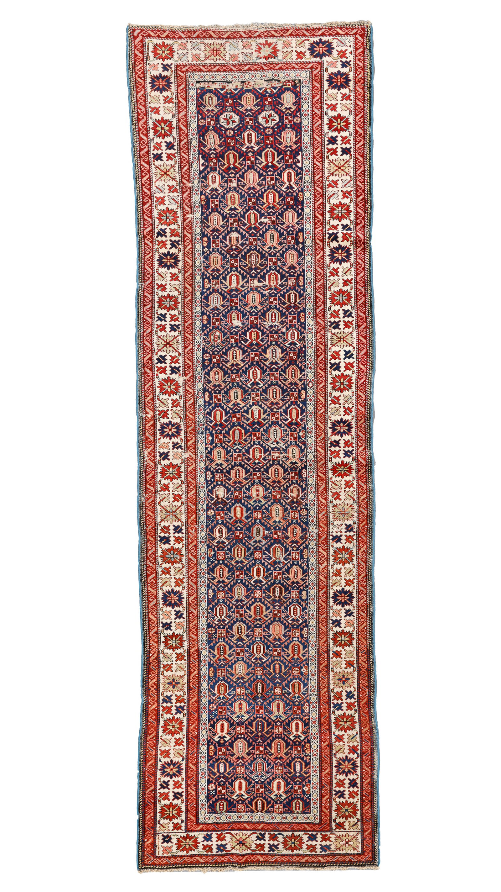 Kuba Rug, Caucasus, Ca. 1870, 3'5'' x 12'0'' (1 of 4)
