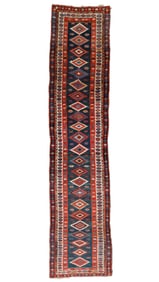 NW Persian Kurd Runner, 19th C., 3'8'' x 14'8''