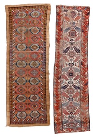 2 Northwest Persian Runners, Transcaucasus, 19th C