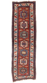 Kazak Rug, Caucasus, Ca. 1875, 3'0'' x 10'0''