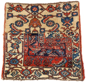 West Persian Kurd Sampler/Wagireh, Persia, Ca. 1900, 1'6'' x 1'6''