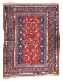 Derbend Rug, Caucasus, Early 20th C., 4'5'' x 5'10''