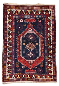 Shirvan Rug, Caucasus, Ca. 1900, 3'8'' x 5'2''