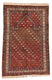Shirvan Prayer Rug, Caucasus, Ca. 1900, 4'1'' x 6'1''