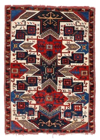 Star Kazak Rug, Caucasus, Late 20th C., Size: 5'2'' x 7'5''