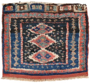 Bakhtiari Gabbeh Bagface, Persia, Ca. 1900, 1'9'' x 1'6''