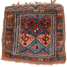 Jaff Kurd Bagface, Persia, Ca. 1875, 1'11'' x 1'10''