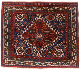 Fine Gashgai Bagface, Persia, Ca. 1875, 2'3'' x 2'0''