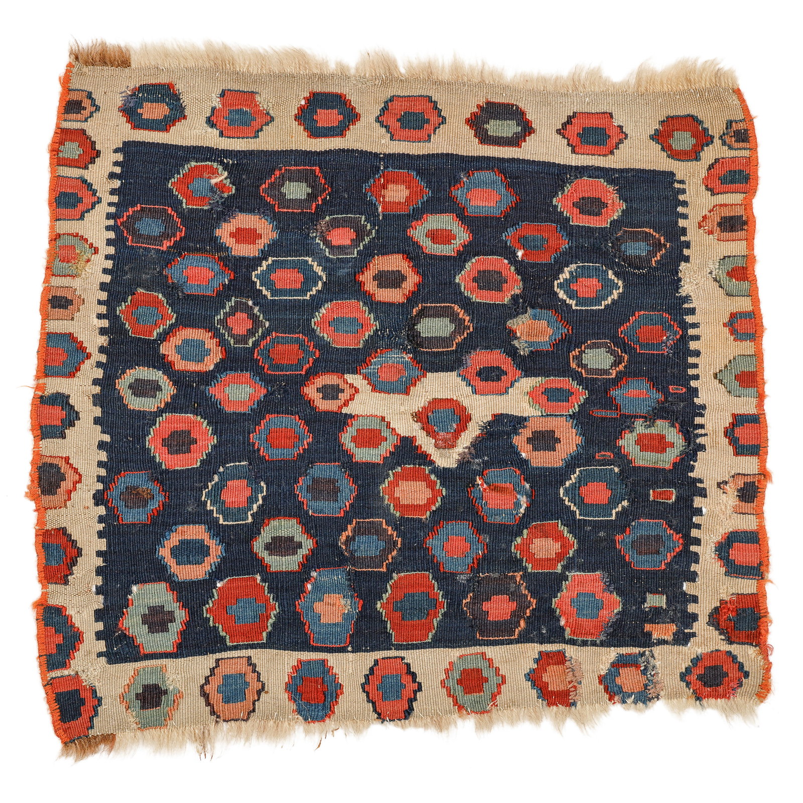 Shahsevan Kilim Mafrash Panel, Transcaucasus, Ca. 1900, 1'8'' x 1'6'' (1 of 2)