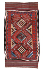 Gashgai Kilim, Persia, Late 19th C., 5'1'' x 9'11''