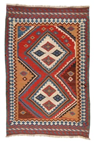 Gashgai Kilim, Persia, Ca. 1900, 4'10'' x 7'4''