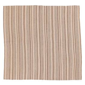 Khalkhal Striped Kilim, Persia, Mid 20th C., 7'5'' x 7'8''