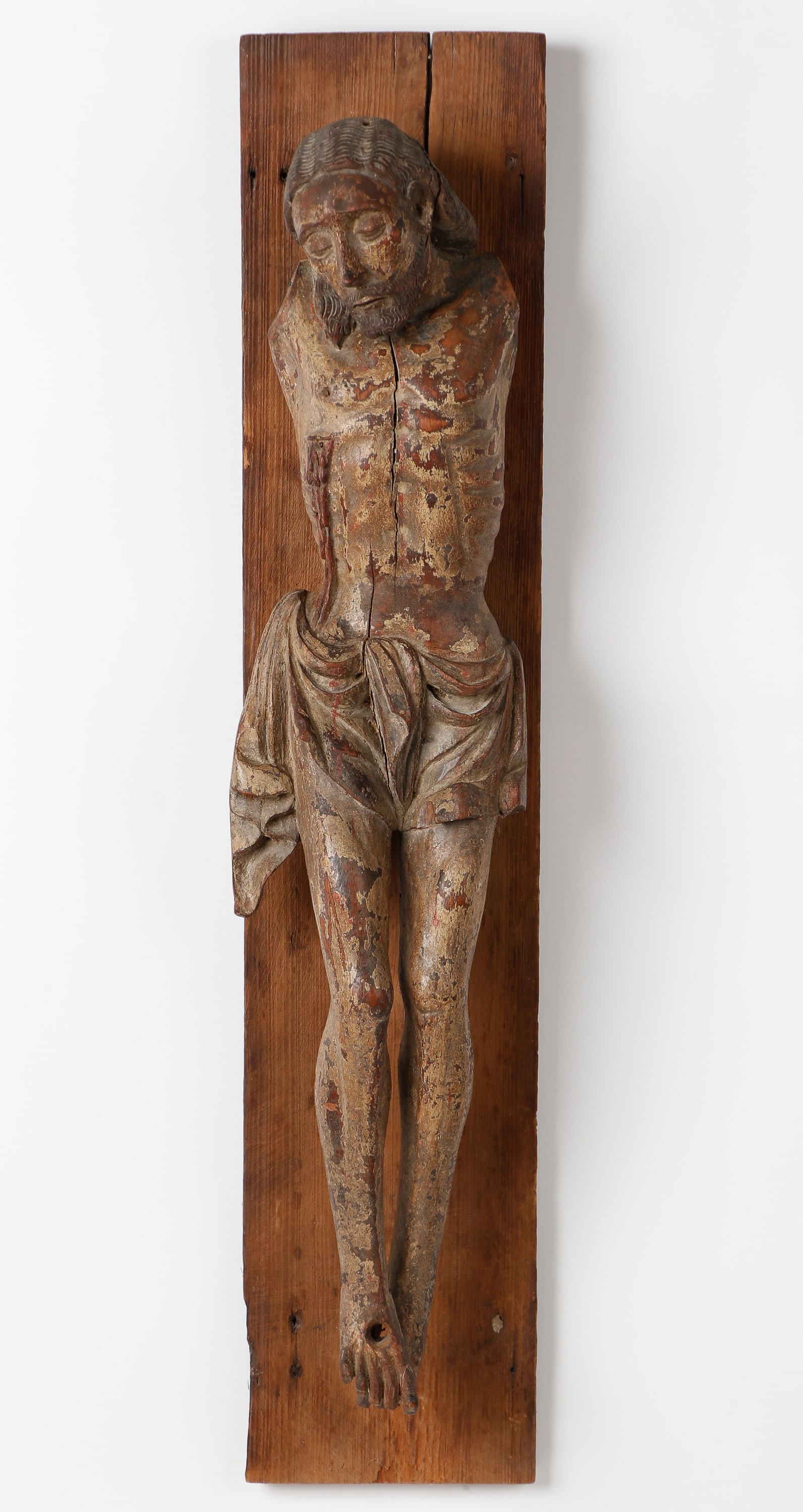 Large Continental Wood Figure of Christ, L: 35" (1 of 5)