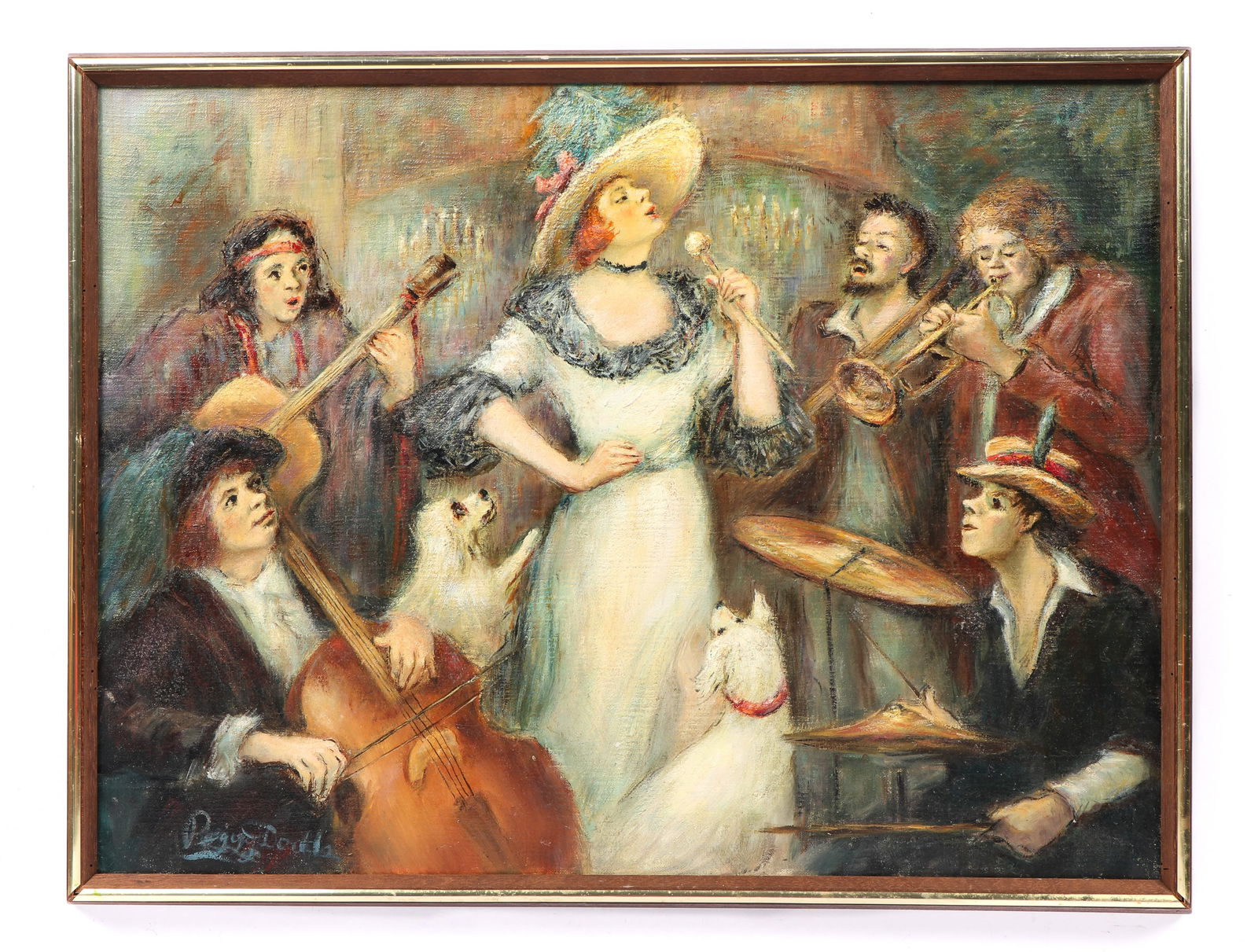 Peggy Dodds (American, 1900-1987) "Jazz Singer" (1 of 3)