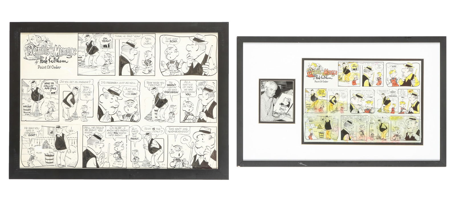Hank Ketcham (1920-2001) 2 Dennis The Menace Comics (1 of 6)