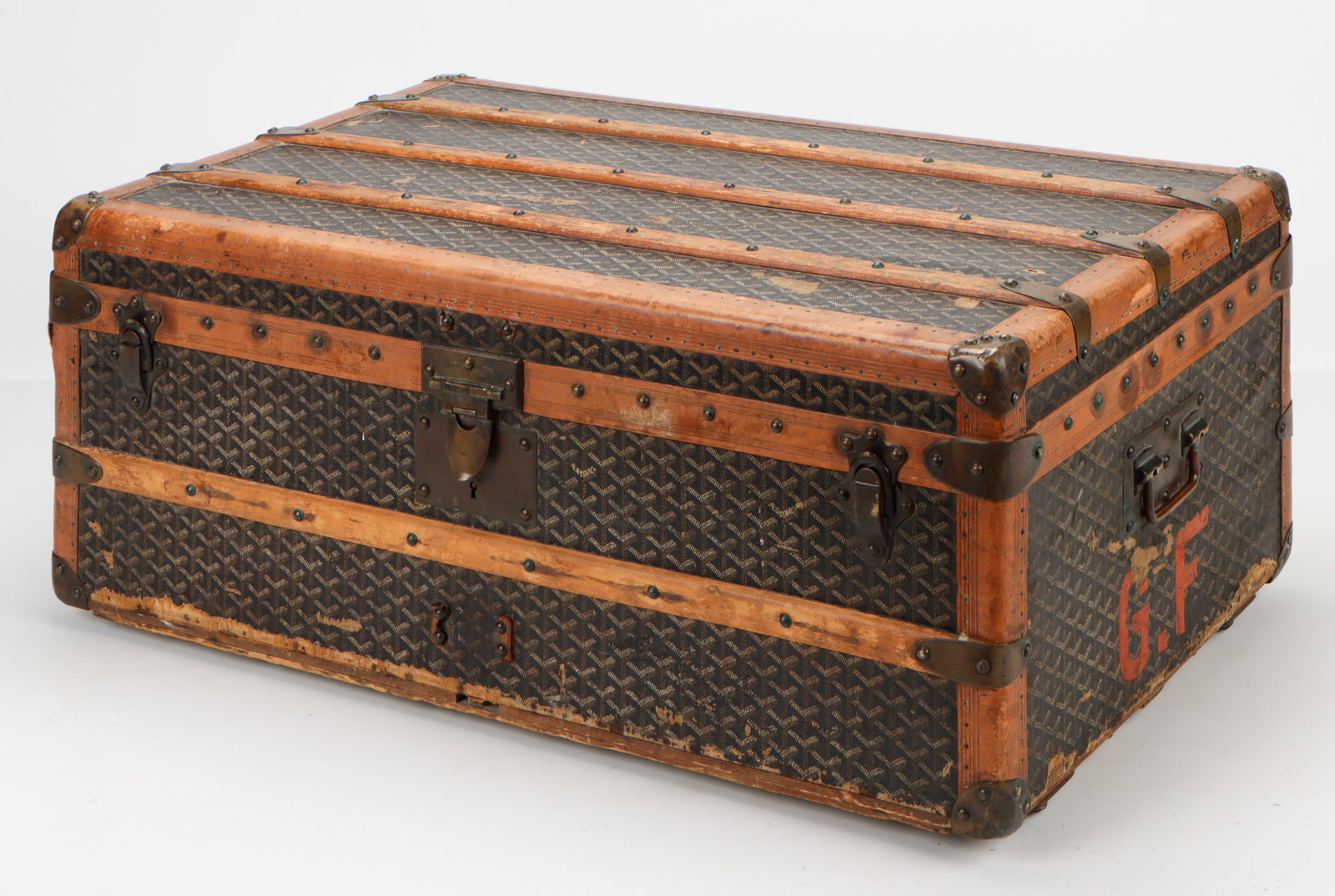 Vintage Goyard Cabin Trunk Early 20th C. (1 of 8)